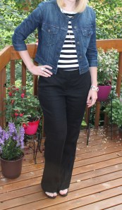 Black Linen trousers Ann Taylor Loft