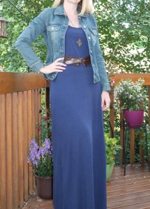 navy maxi for pear shaped women