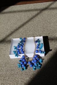 Blue necklace