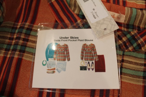 plaid blouse stitch fix