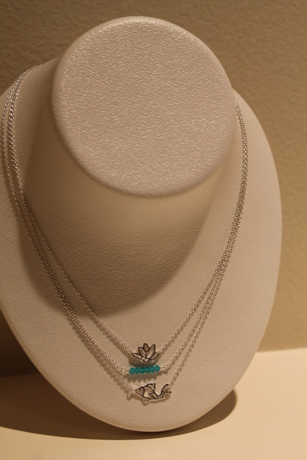 Lotus and the Koi Necklace