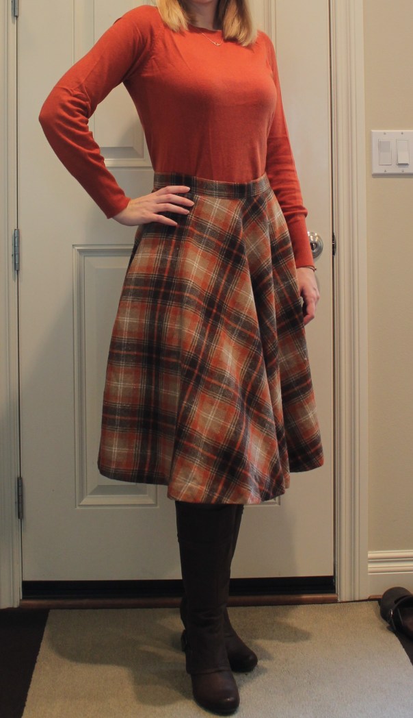 Plaid skirt