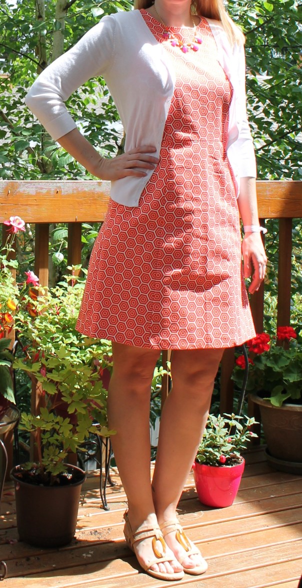 Orange Gap Dress