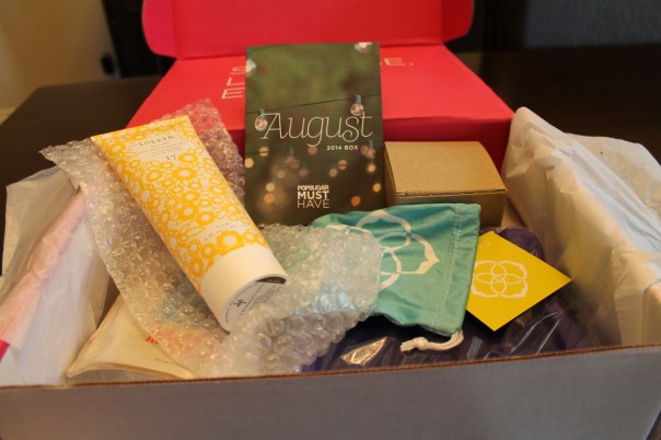 August PopSugar Must Have Box Review