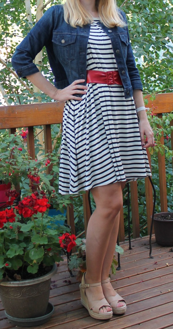 Golden Tote Dress with Jacket