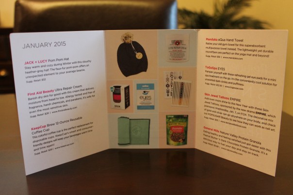 PopSugar Must Have Box January 2015