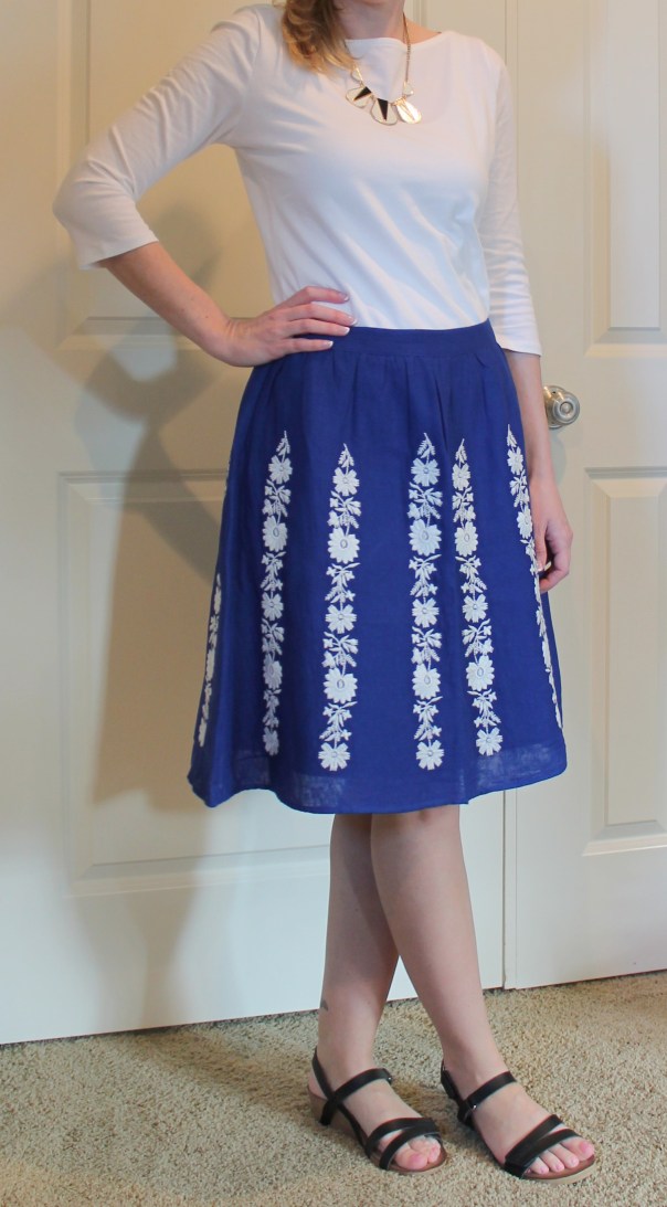 boden summer bloom skirt